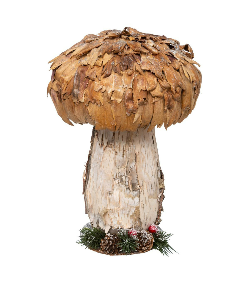 Déco de noël champignon sauvage Truffaut