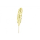 Feuillage en forme de plume pailletée or  - 105cm