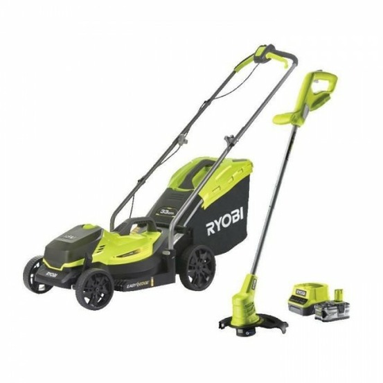 Tondeuse a gazon - combo 2 outils one+ : rlm18x33b40 + coupe-bordures olt1825m offert - rlm1833blt1825m