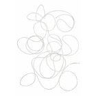 Guirlande lumineuse fil en plastique blanc 18x18x6cm