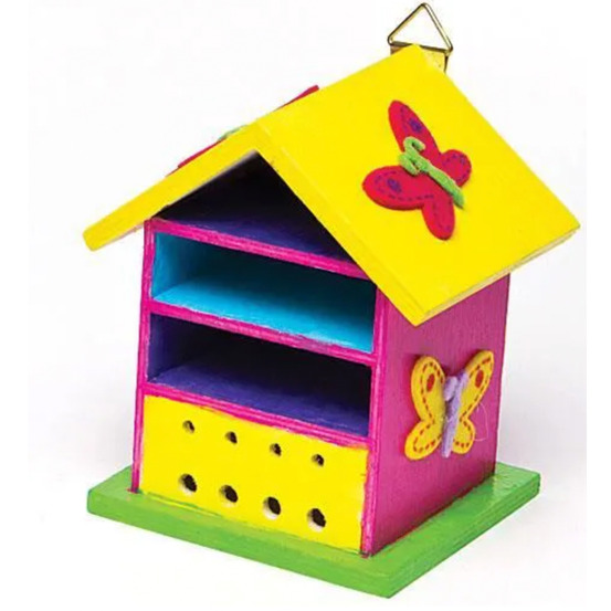 Kit de 2 maisonnettes pour insectes en bois à personnaliser - petits modèles