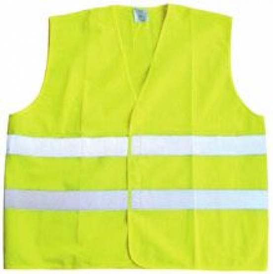 Gilet fluo de signalisation 2 bandes
