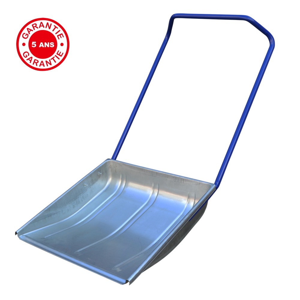 Traineau à neige galva petit modèle 600 x 600, outil pour le déneigement