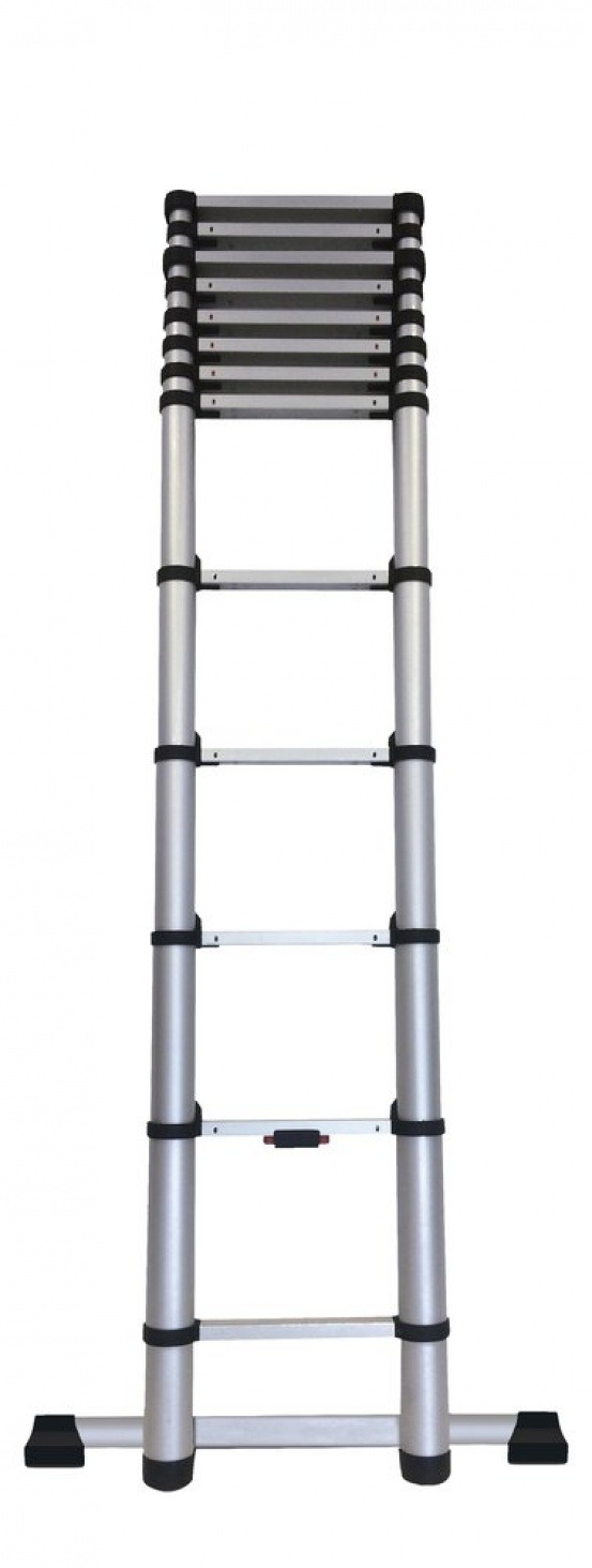 Echelle télescopique kompact 13 barreaux - hauteur de travail 3,80m