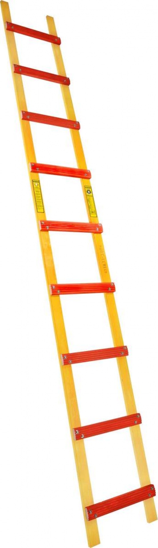 Echelle de toit bois - ecartement 33 cm - lg 3m00