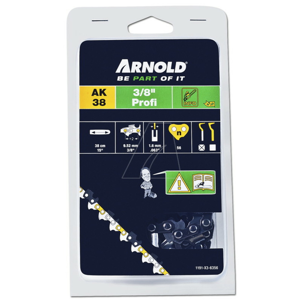 Chaîne de tronçonneuse 3/8