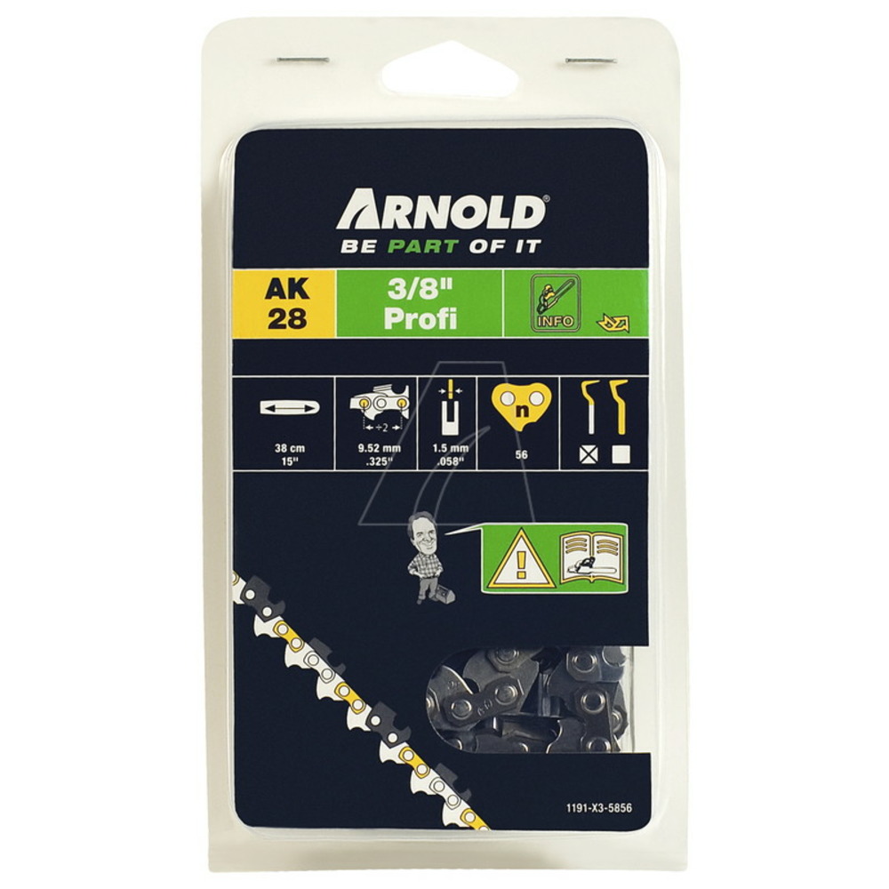 Chaîne de tronçonneuse 3/8