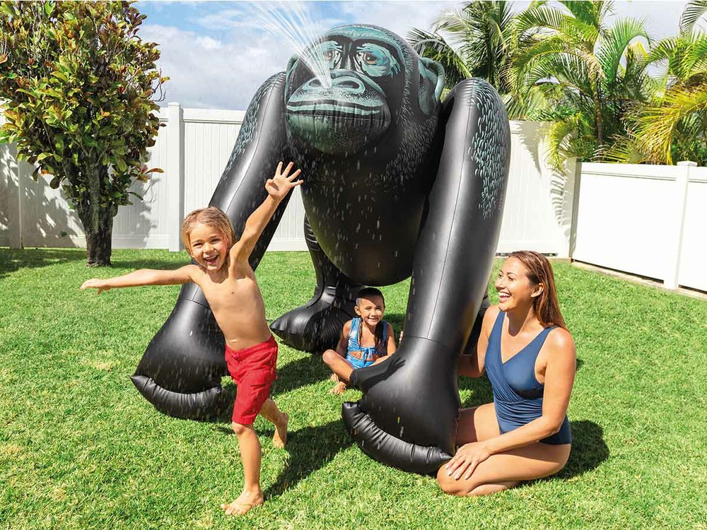 Gorille gonflable xxl avec jets