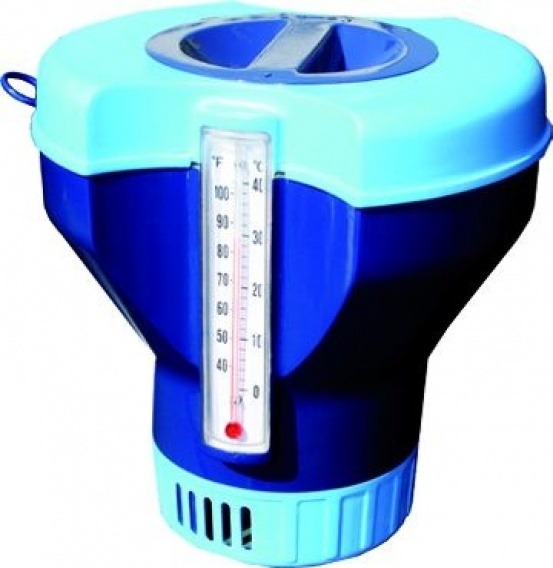 Diffuseur chlore ø17,5cm avec thermomètre intégré