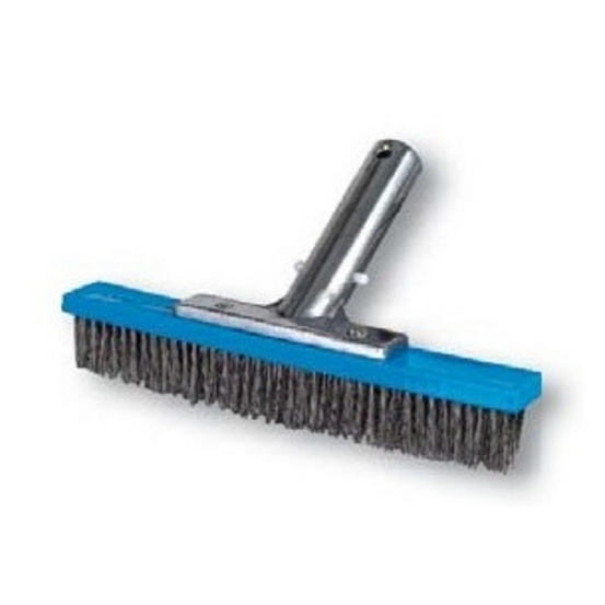 Brosse aluminium 25cm - poils inox