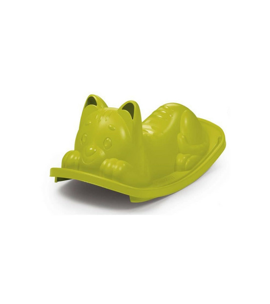 Bascule chat vert jeu plein air