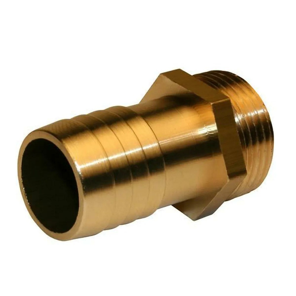 Raccord strié à compression laiton m 15 x 21 pour tube en per