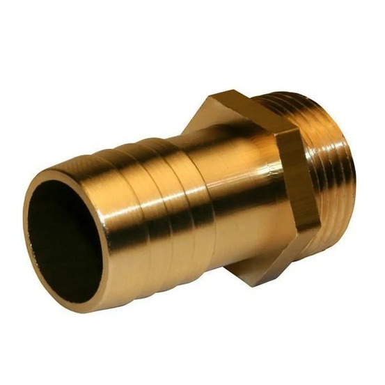 Raccord strié à compression laiton m 15 x 21 pour tube en per