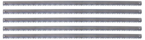 Jeu de 5 fils à chantourner de rechange - longeur 127 mm
