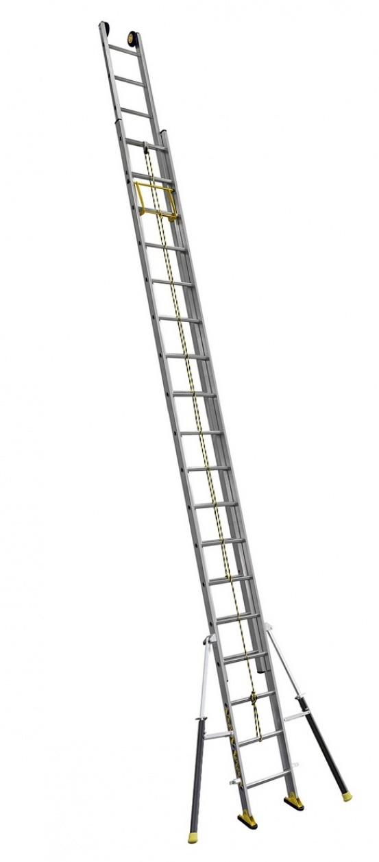 Echelle coulissante 2 plans à corde c2 stab' 5m20/9m10