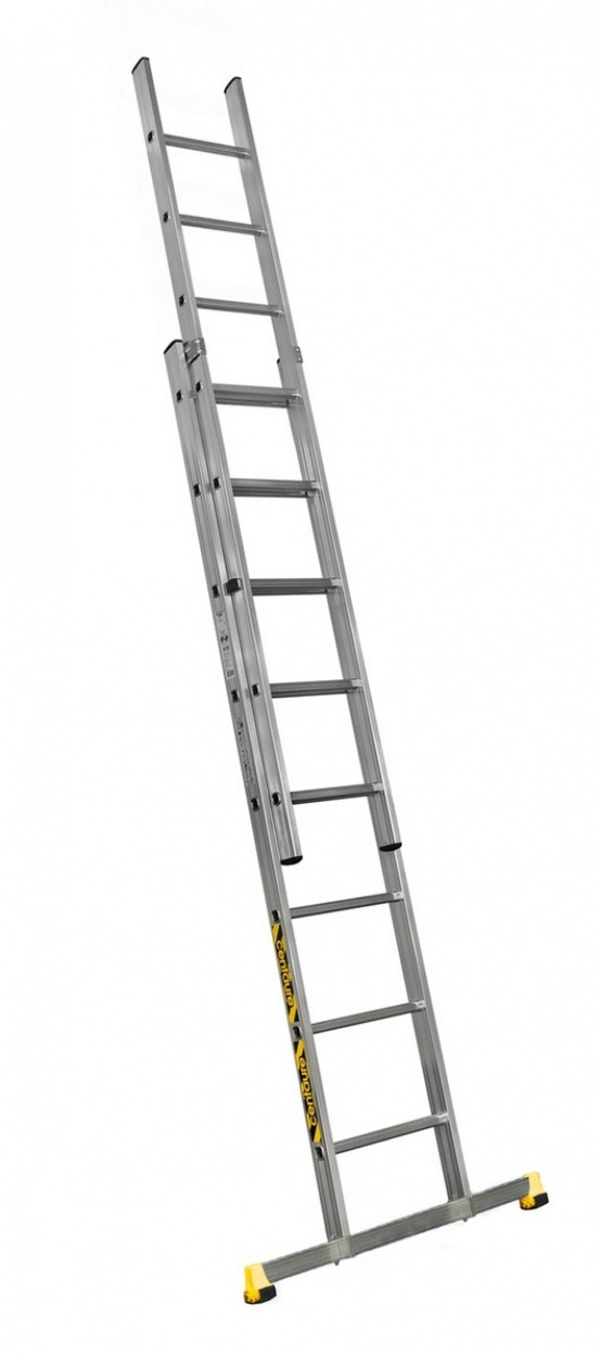 Echelle coulissante 2 plans à mains cm2 2m45/4m15