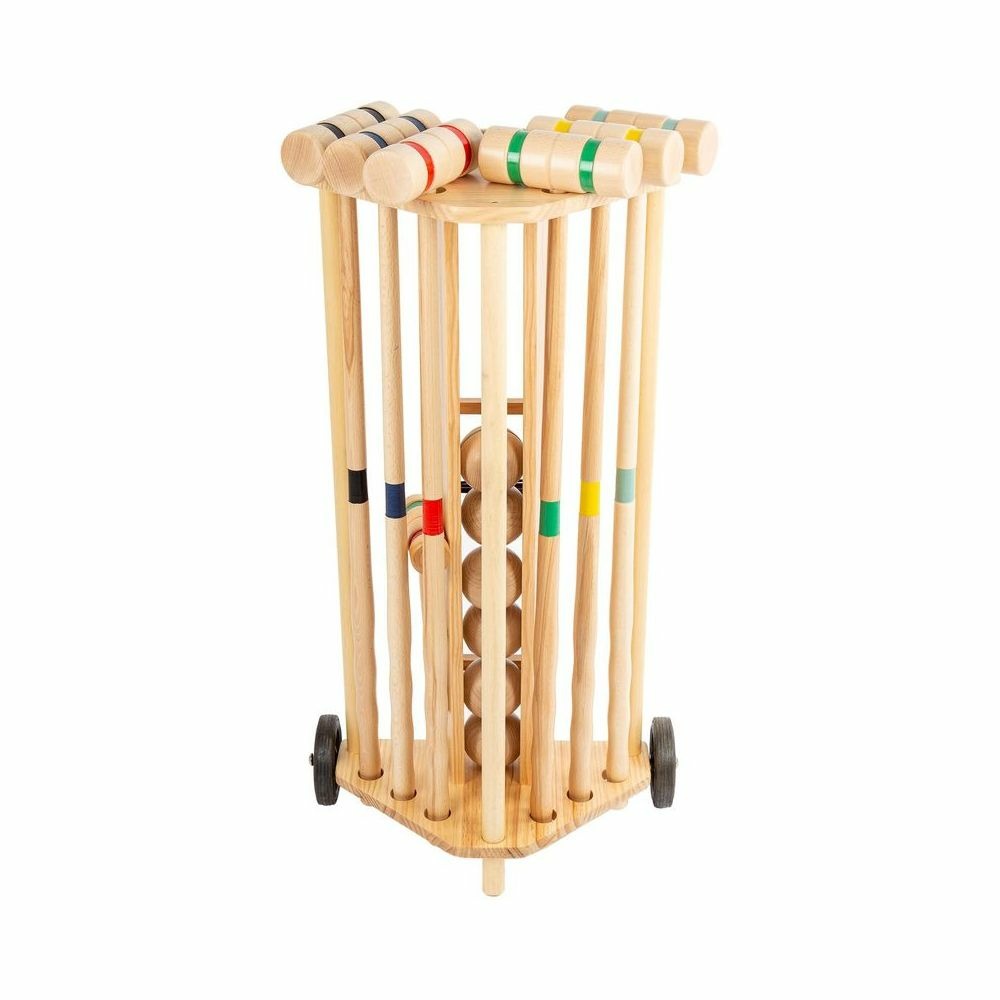 Jeu de croquet professionnel avec chariot Truffaut