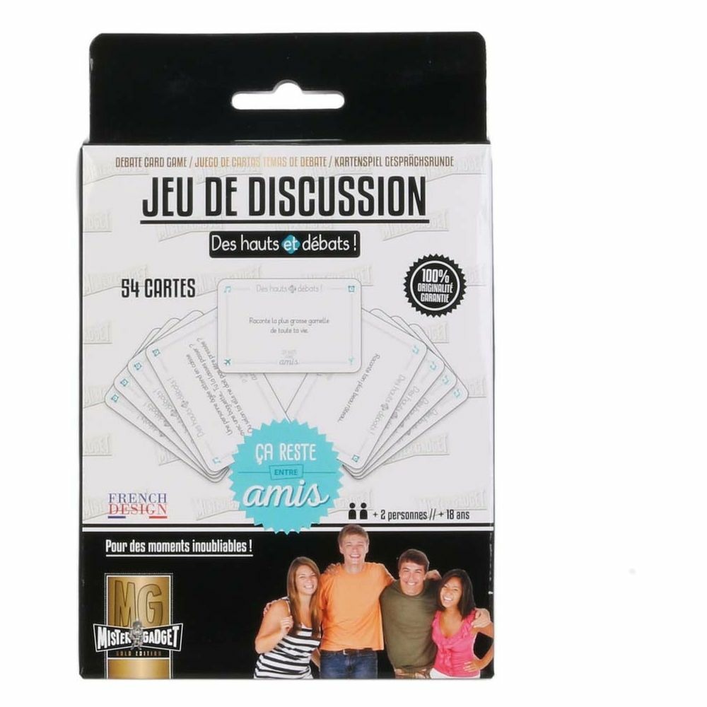 Jeu de cartes débat entre amis 54 cartes