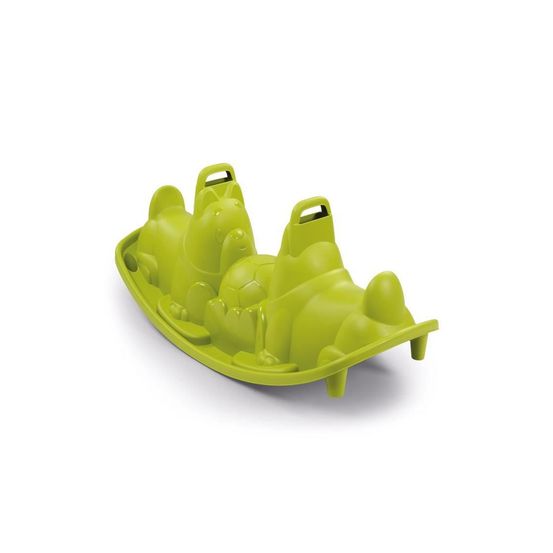Bascule chien verte