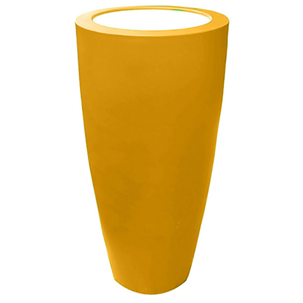 Pot conique 3 en 1 pot de fleurs-mange debout-seau à champagne dessus polyéthylè