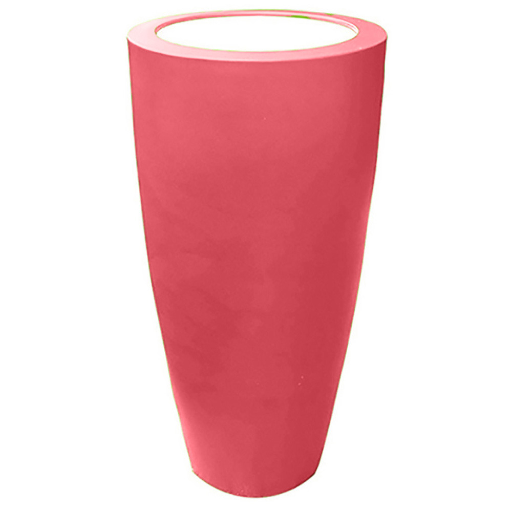 Pot conique 3 en 1 pot de fleurs-mange debout-seau à champagne dessus polyéthylè