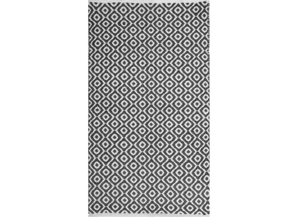 Tapis d'extérieur polyethylene 120x170 - nilborg gris