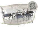 Housse de protection cover line pour table rectangulaire + 6 chaises - 240 x 130