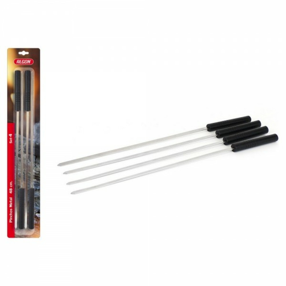 Ensemble Brochettes Barbecue 6 En 1 - Ustensiles Acier Inoxydable Étuis De Transport