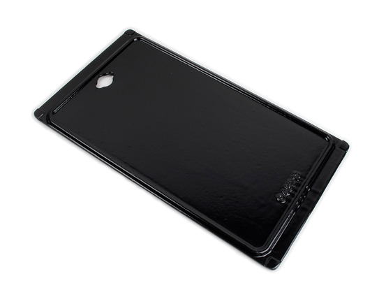 Plancha fonte émaillée double face 43 x 23 cm pour barbecues gaz 4 brûleurs