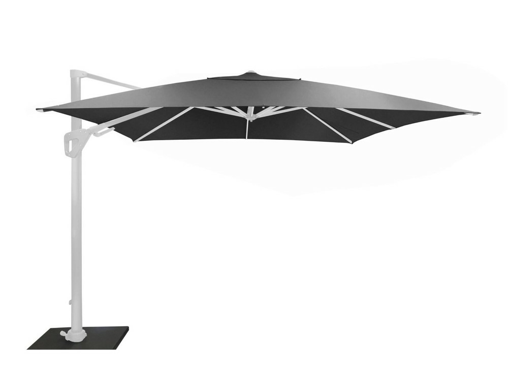 Parasol déporté elios sunbrella® orientable alu/sunbrella - blanc/graphite 119