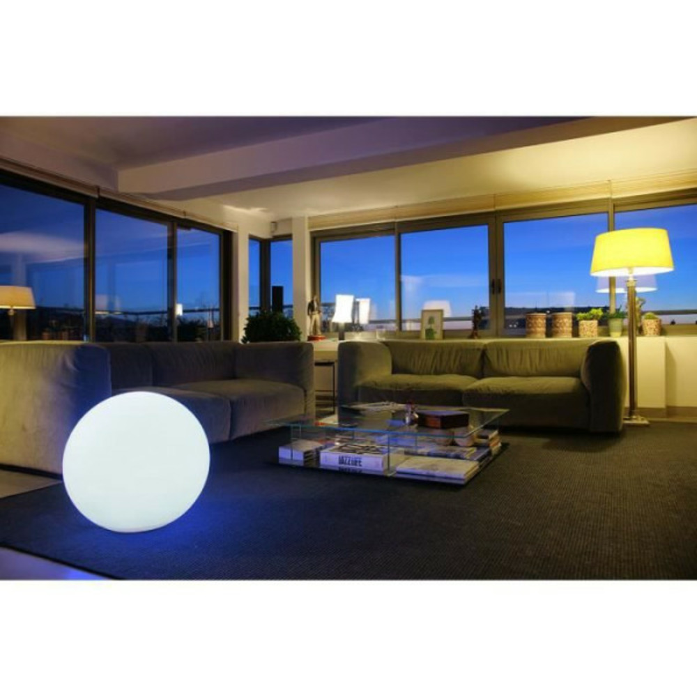 - boule lumineuse filaire pour extérieur led - blanc bobby - ø60cm culot e27