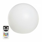 - boule lumineuse sans fil flottante led - multicolore dimmable bobby - ø50cm avec télécommande et socle a induction