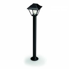 Philips alpenglow lampe de jardin - noire - 1x9.5w - 230v