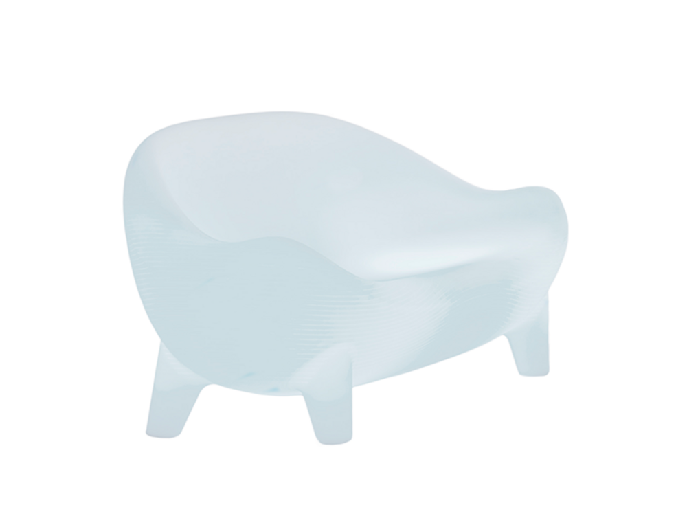 Canapé de jardin lumineux jamaica 3 places solaire+batterie rechargeable led rgb avec télécommande 210x81,5x80,5cm