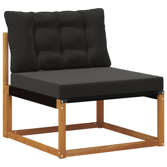 Sofa de milieu extérieur bois d'acacia massif naturel