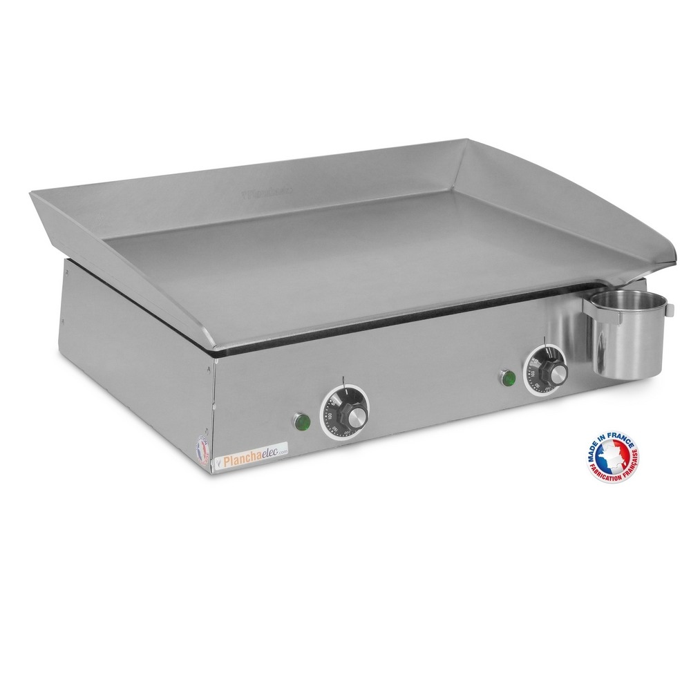 Plancha électrique planchaelec lux 600 - inox - 2400 w