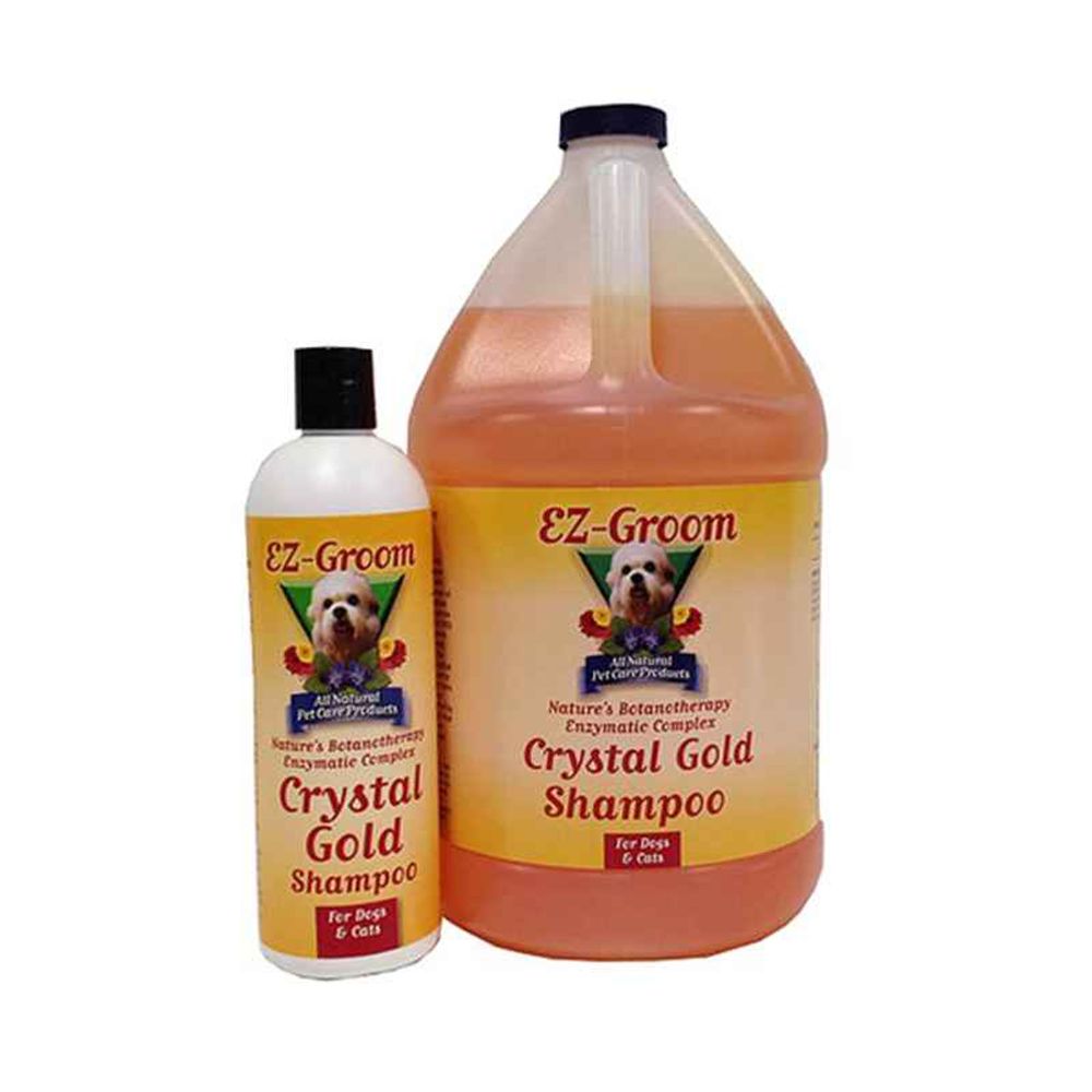 Crystal gold shampoo - shampoing spécial poil marron, 3.8l | Truffaut