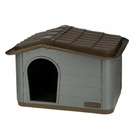 Kerbl maison extérieure pour chats - 60 x 51 x 41 cm - gris et marron - plastique