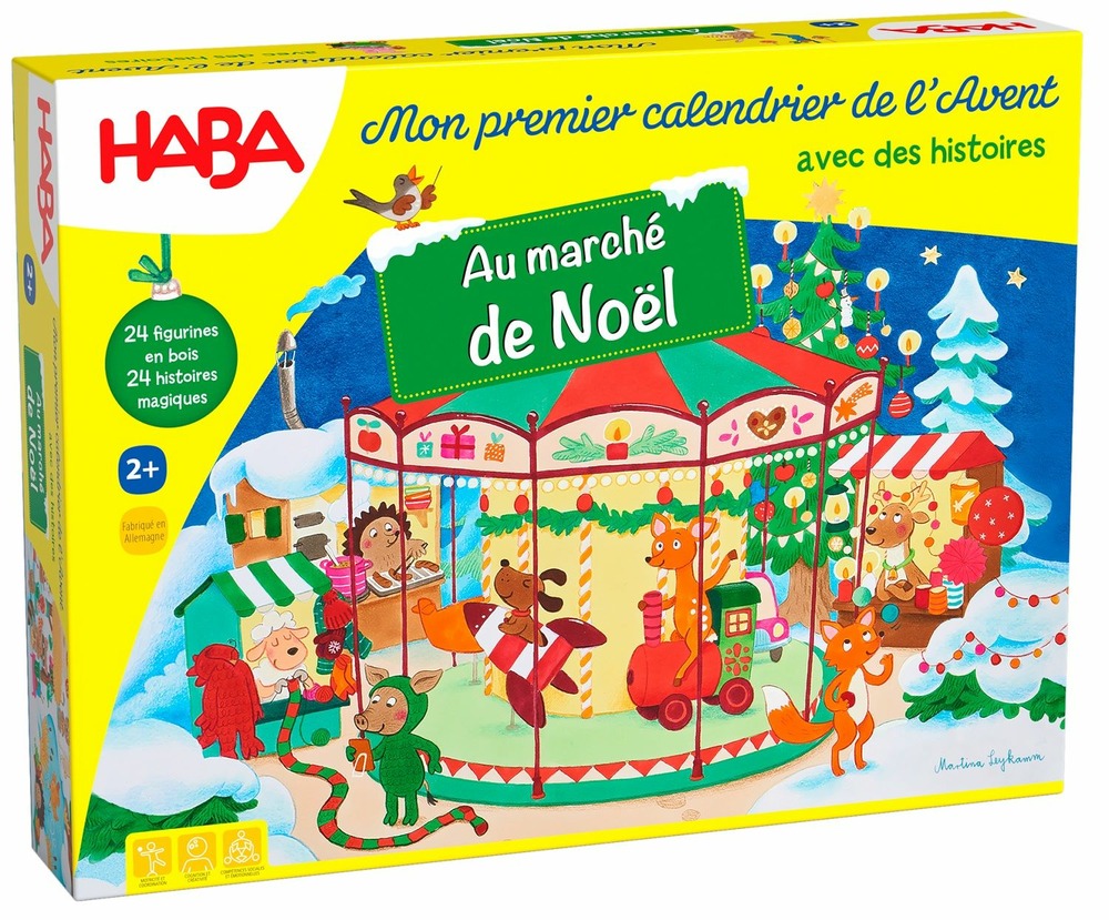 Mon premier calendrier de l'avent - marché de noël