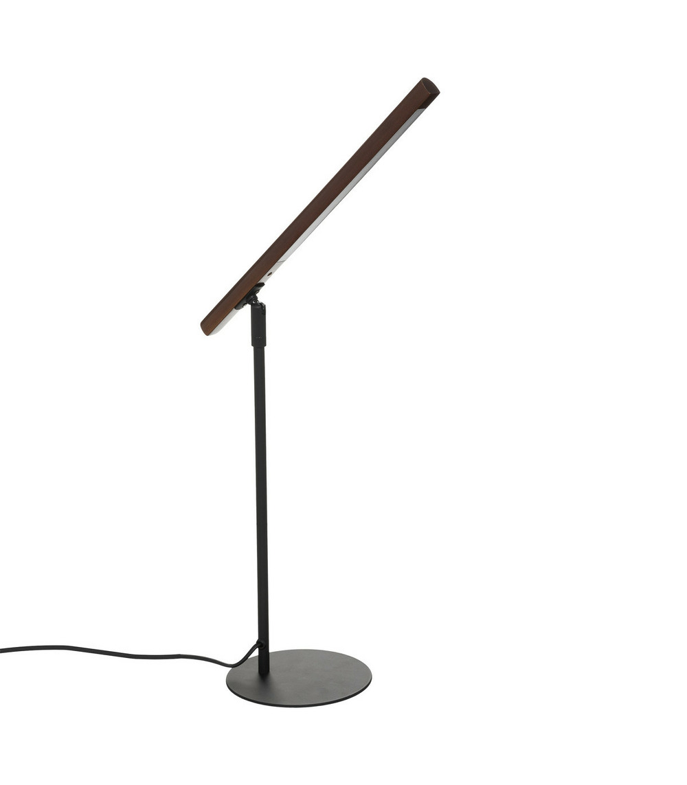 Lampe à poser en métal et bambou marron caramel h 42.5 cm