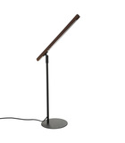 Lampe à  poser en métal et bambou marron caramel h 42.5 cm