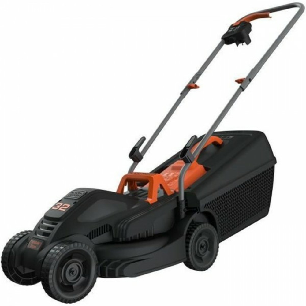 Tondeuse a gazon électrique black+decker bemw351-qs - 1000w - 32cm de coupe - 3 hauteurs réglables