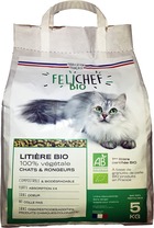 Litière chat et rongeur 100% végétale  bio 5kg