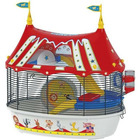 Cage pour hamster circus fun 49,5x34x42,5 cm - rouge -