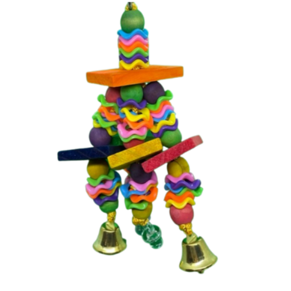 Jouet pour perroquet, perruche, oiseaux exotiques vague