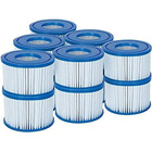 Cartouches de filtration pour spa bestway lay-z-spa type vi - lot de 12 cartouches