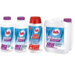 Hth Types Pack de produits hth pour l'hivernage de piscine