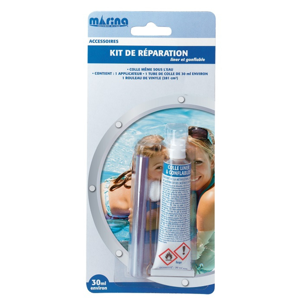 Kit de réparation liner et gonflable (colle) marina 30 ml