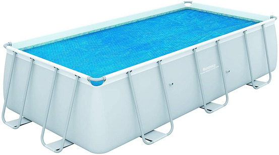 Bâche à bulles rectangulaire pour piscine bestway