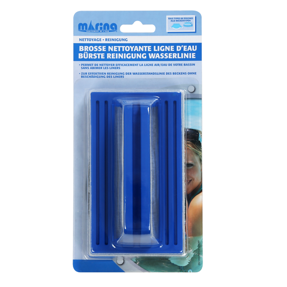 Brosse ligne d'eau marina pour piscine
